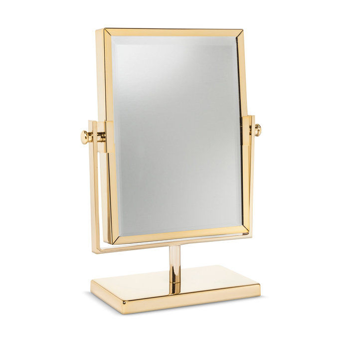 מערב Emory™ Two Sided Gold Vanity Mirror