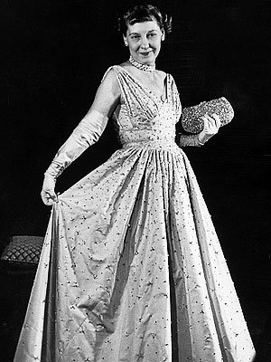 מאמי Eisenhower, Nettie Rosenstein, 1953, Inaugural Gown