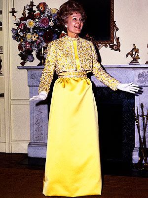 פאט Nixon, Karen Stark for Harvey Berin, 1969, Inaugural Gown