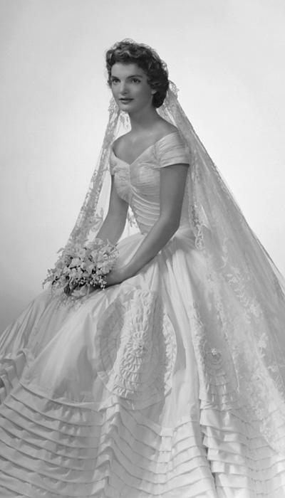 有名人 Wedding Dresses - Jacqueline Bouvier