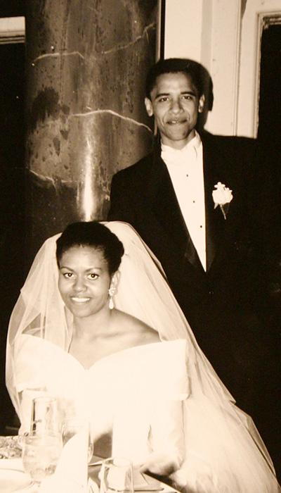 有名人 Wedding Dresses - Michelle Obama