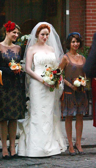 有名人 Wedding Dresses - Christina Hendricks