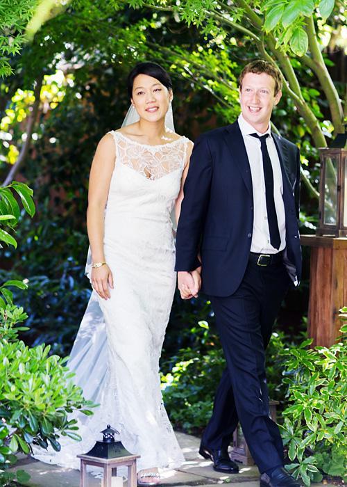 סלבריטאי Wedding Photos - Priscilla Chan and Mark Zuckerberg