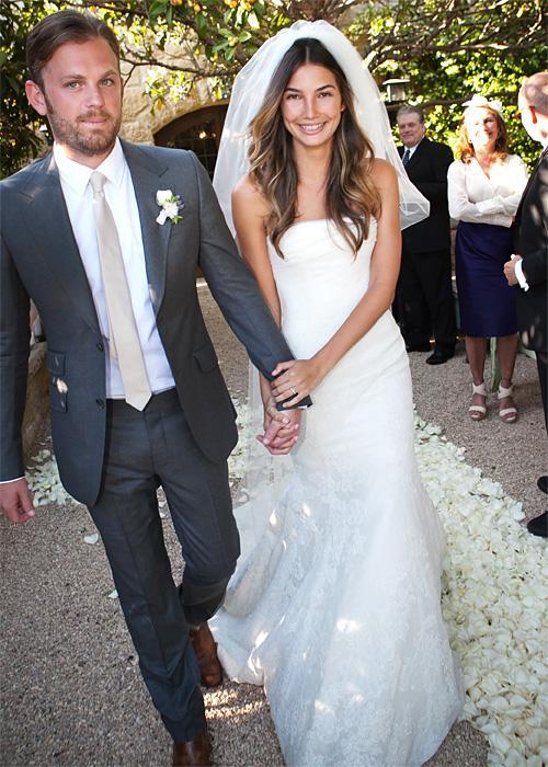 有名人 Wedding Photos - Lily Aldridge and Caleb Followill