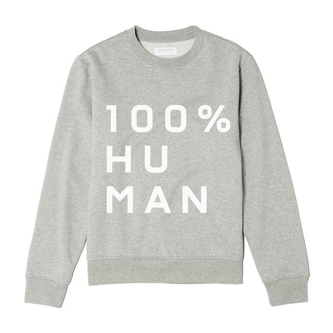 エヴレレーン Human Sweatshirt in Gray 