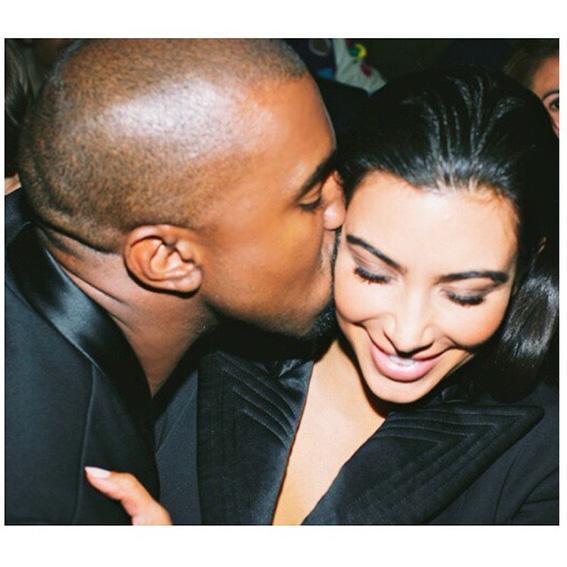 הכי חמוד Couples Instagram - Kim Kardashian West + Kanye West