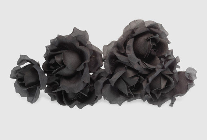 구찌 Silk Flower Brooch 