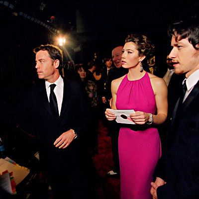 그렉 Kinnear, Jessica Biel and James McAvoy, Oscars 2007