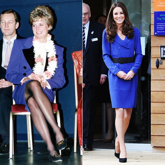 王女 Diana and Kate Middleton's Similar Style