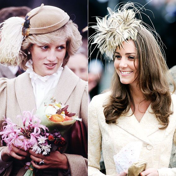 王女 Diana and Kate Middleton's Similar Style