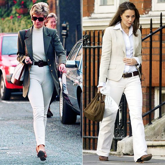 王女 Diana and Kate Middleton's Similar Style