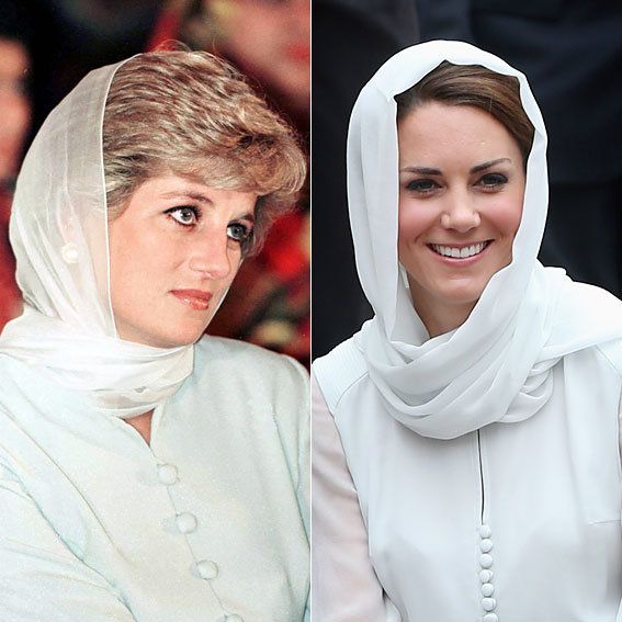 王女 Diana and Kate Middleton's Similar Style