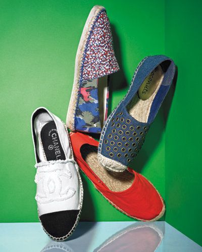 אביב Accessories - Springs Cutest Shoes -Flat Espadrilles - Chanel