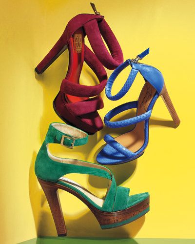 אביב Accessories - Springs Cutest Shoes - Jewel-Tone Heels - Jimmy Choo