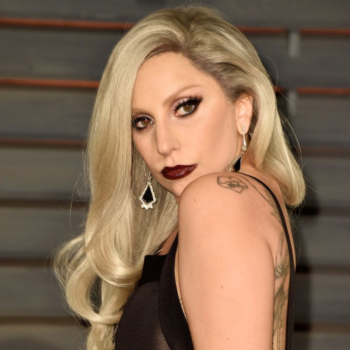 레이디 Gaga at the Vanity Fair Oscar Party in Beverly Hills, 2015. 