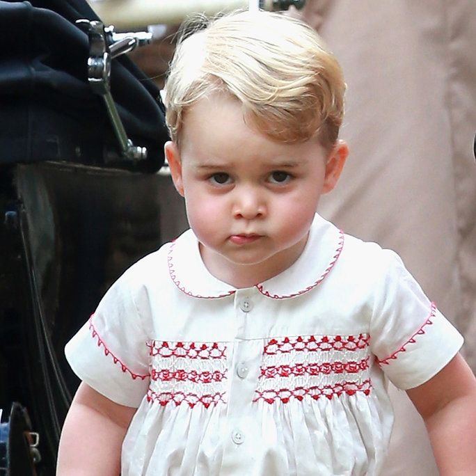 נסיך George at the Christening of Princess Charlotte in King's Lynn, England, 2015. 
