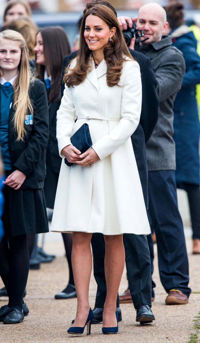 ה Duchess Of Cambridge Visits Portsmouth