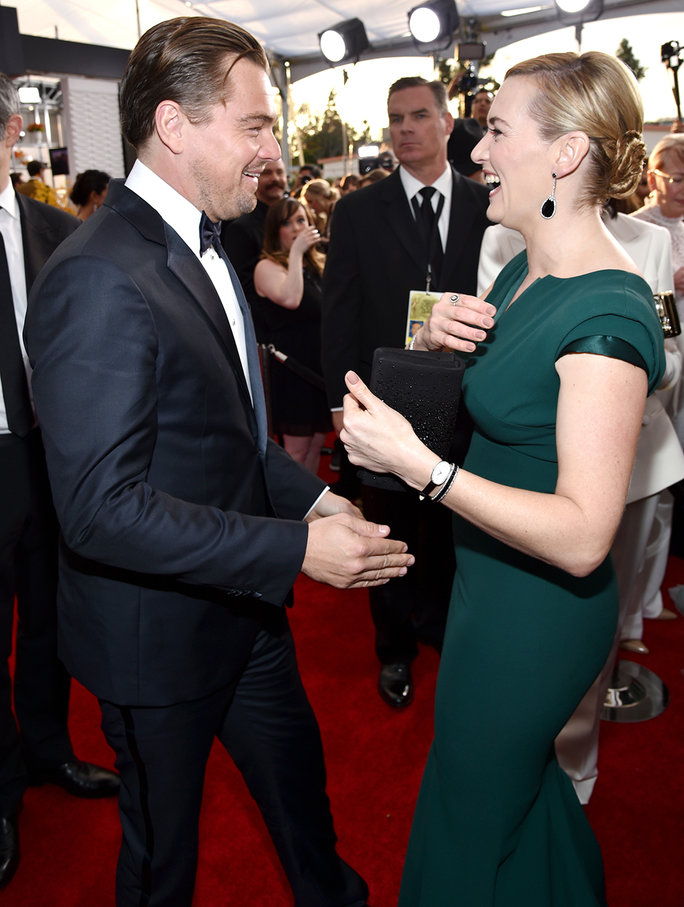 케이트 and Leo at the 2016 SAG Awards 