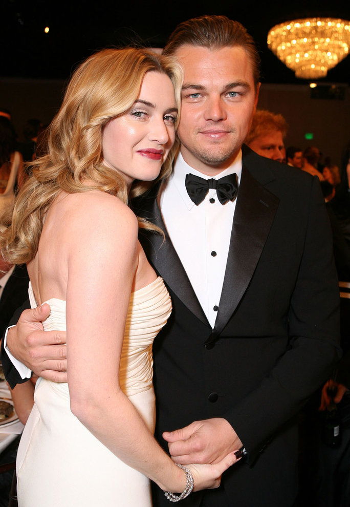 케이트 and Leo at the 2007 Golden Globes 