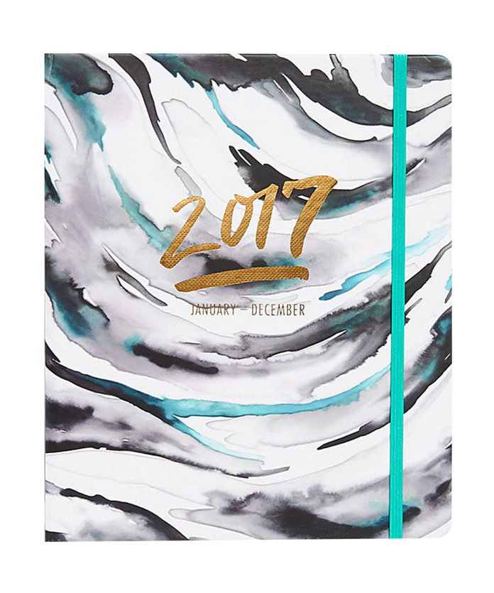 용지 공급 Watercolor-Front 2017 Planner 