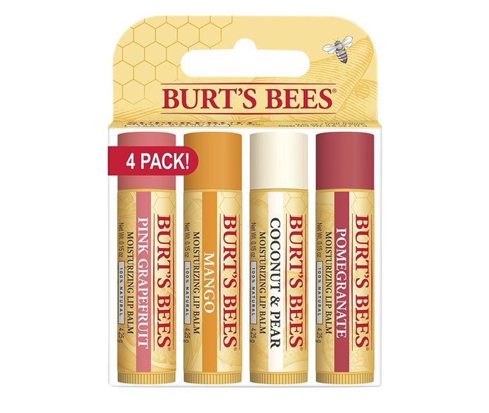 ברט's Bees 100 Percent Natural Moisturizing Lip Balm 
