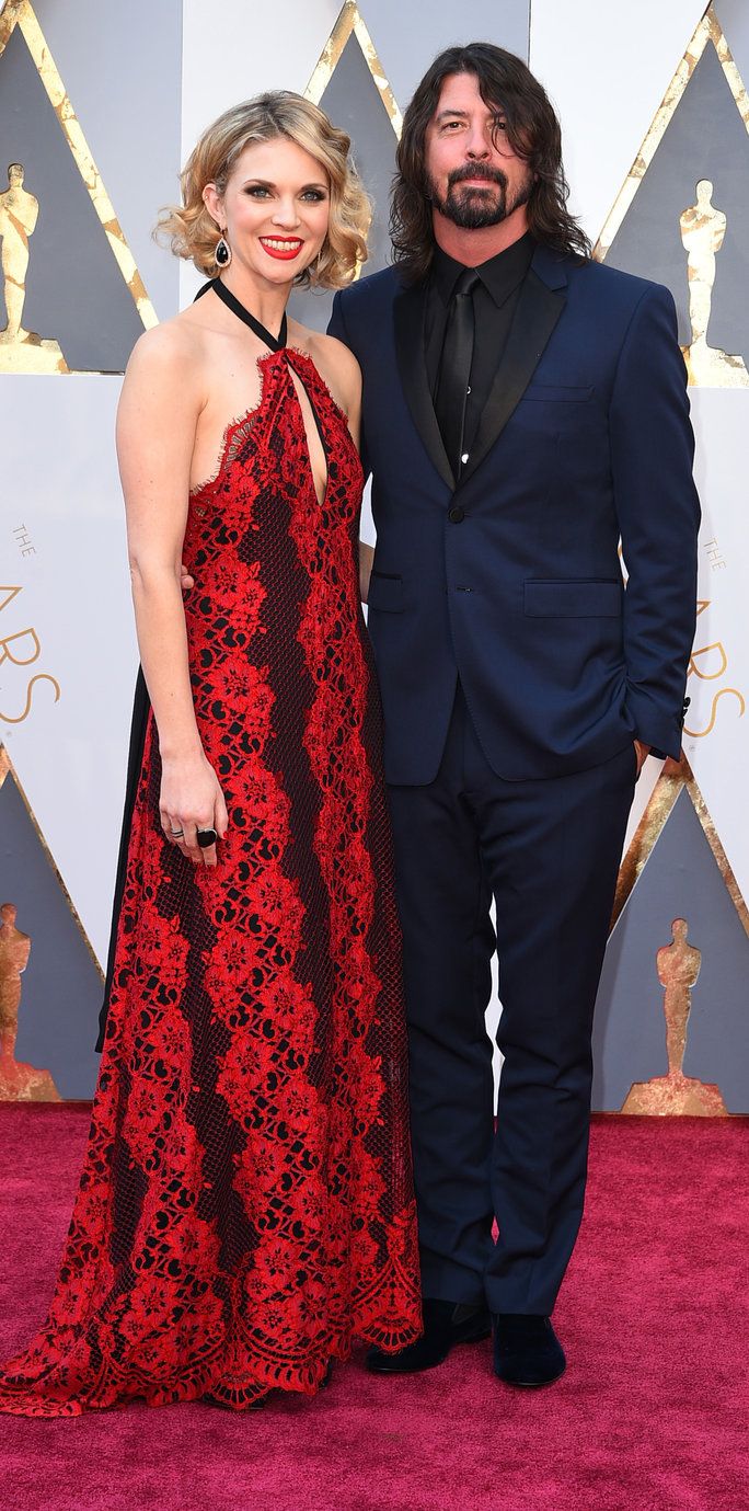 דייב Grohl and Jordyn Blum - Oscars 2016