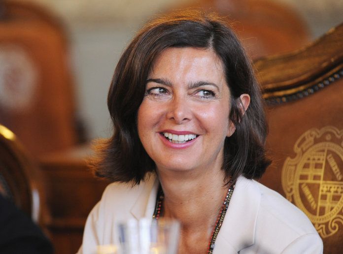 לורה Boldrini, president of Italy's Chamber of Deputies 
