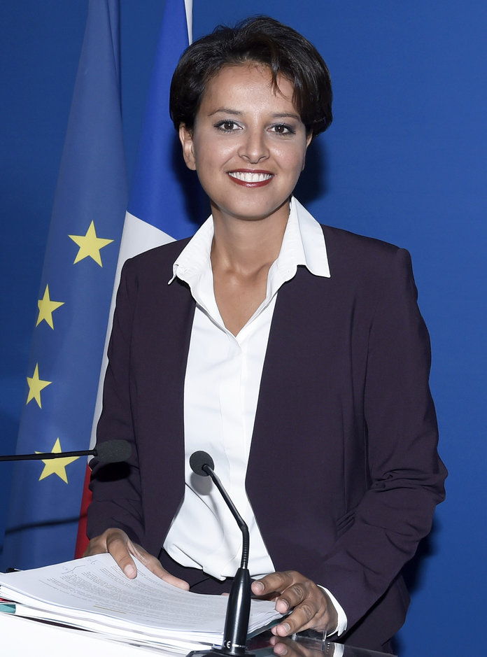נג'את Vallaud-Belkacem, France’s education minister 
