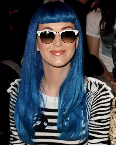 קייטי Perry - A Rainbow of Star Hair Colors - Blue Hair