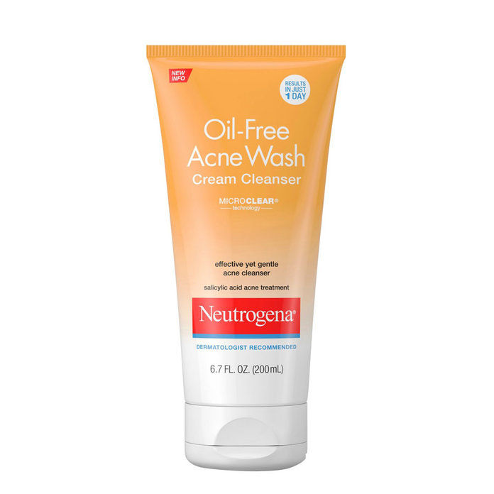 ניוטרוגנה Oil-Free Acne Wash Cream Cleanser 