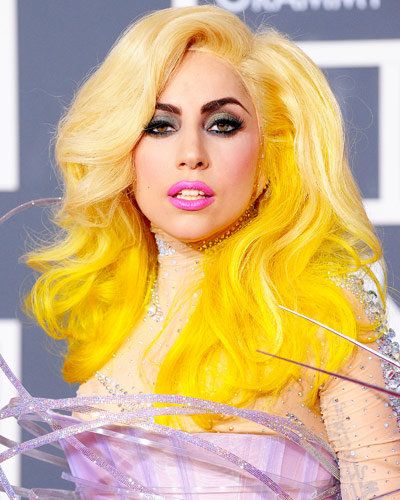 גברת Gaga - A Rainbow of Star Hair Colors - Yellow Hair