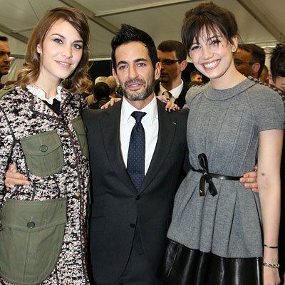 파리 Fashion Week - Alexa Chung, Marc Jacobs and Daisy Lowe - Louis Vuitton