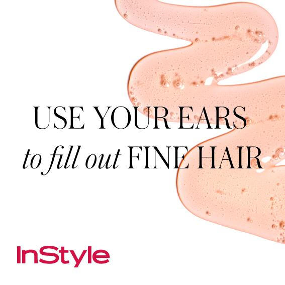 20 Timeless Hair Tips - Use Your Ears to Fill Out Fine Hair