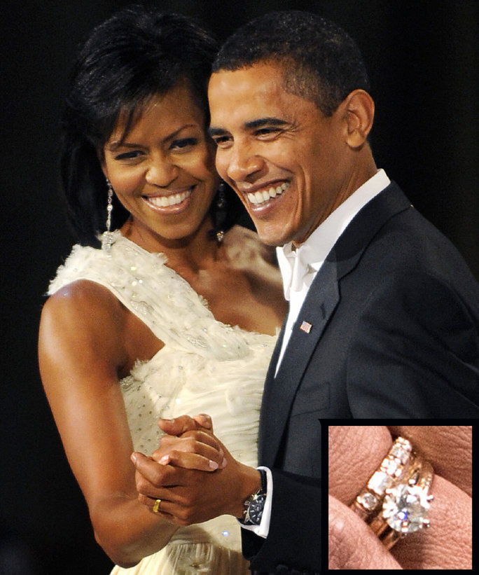 מישל and Barack Obama 