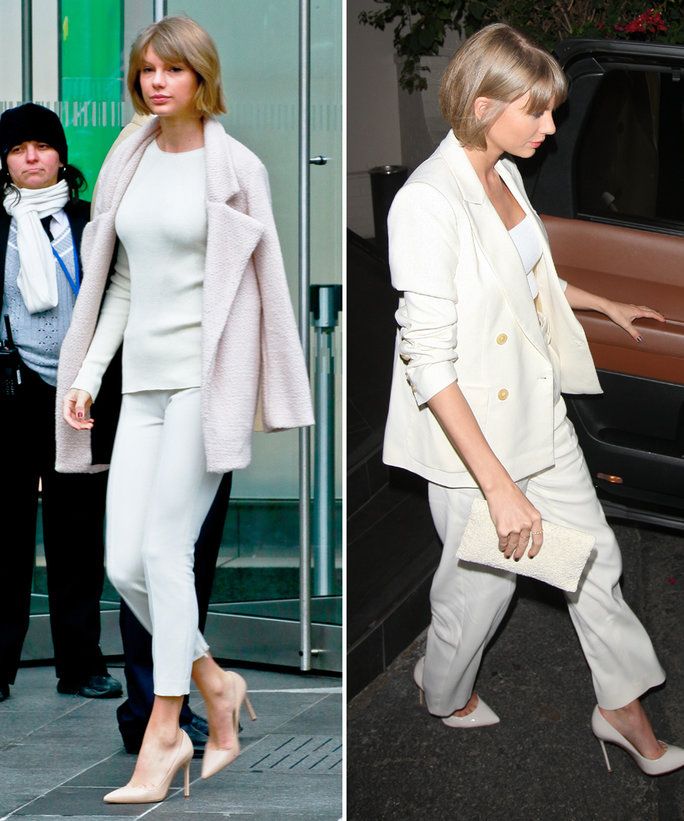 טיילור Swift's All-White Outfits 