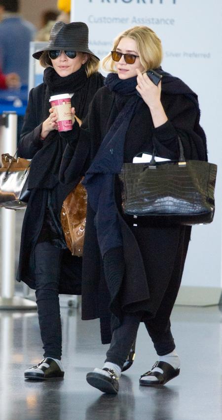 מרי-קייט and Ashley Olsen in Birkenstocks