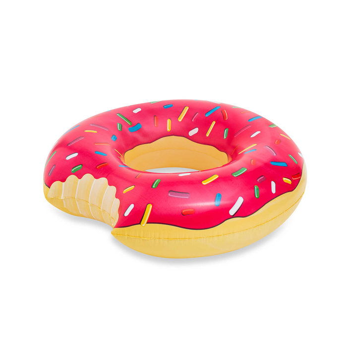 딸기 Frosted Donut with Sprinkles Pool Float