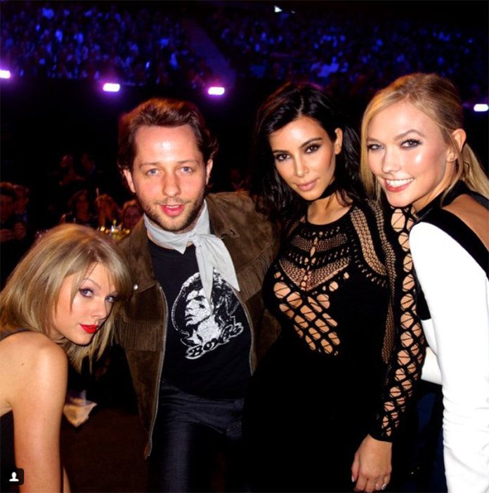 いつ they spent time with Kim Kardashian West and Blasberg at the 2015 Brit Awards. 