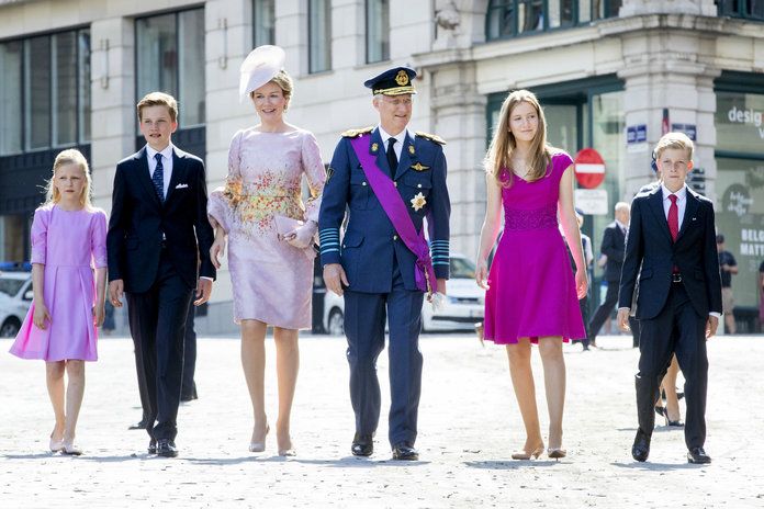 공주들 Elisabeth and Eleonore and Princes Gabriel and Emmanuel of Belgium