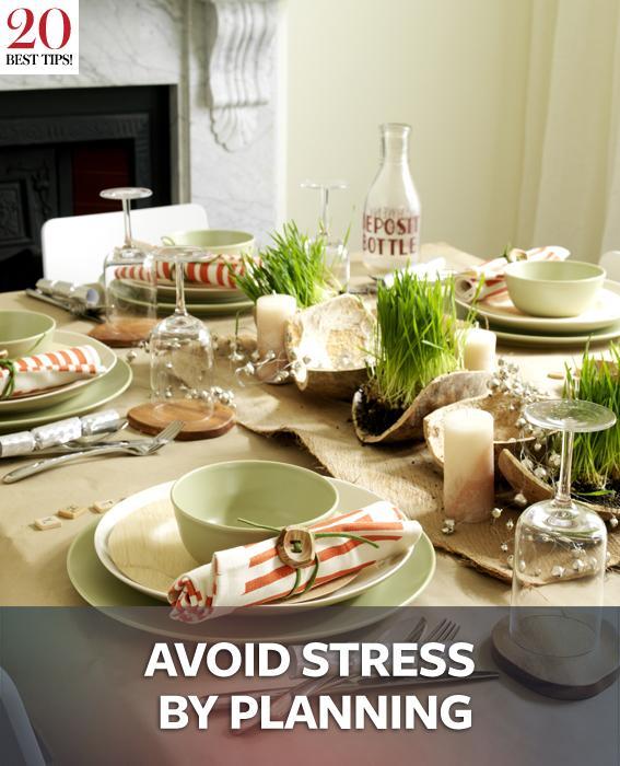 20 Tips for Party Planning - AVOID STRESS BY PLANNING