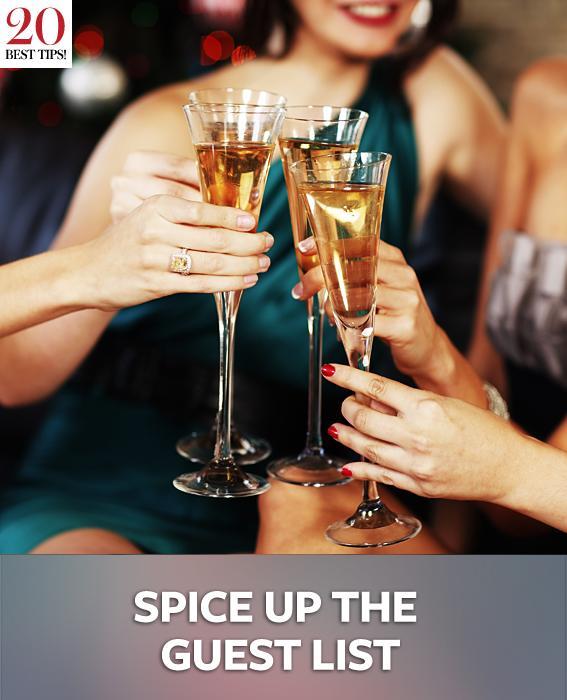 20 Tips for Party Planning - SPICE UP THE GUEST LIST