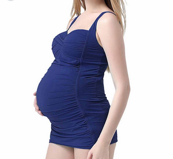 콜 럼븀 maternity swim dress