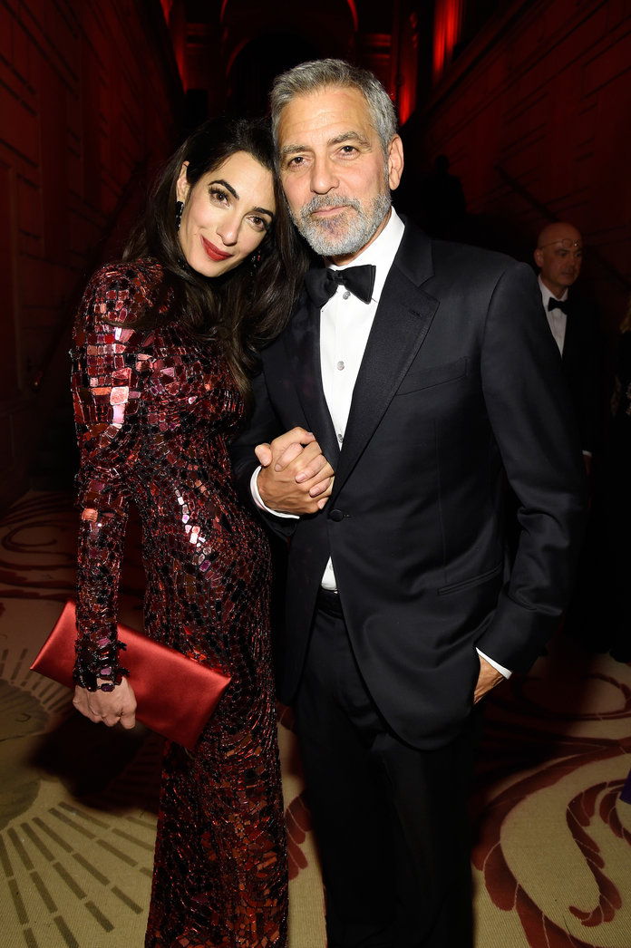 אמל and George Clooney 
