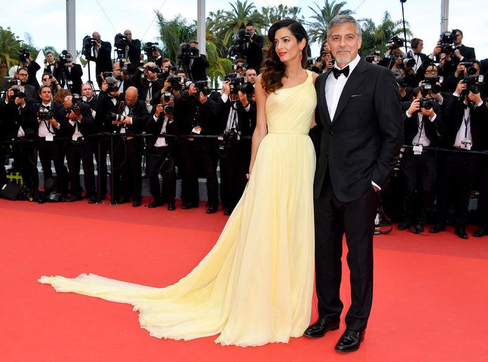 אמל and George Clooney 