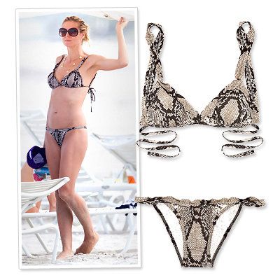 하이디 Klum - Lanvin - Shop Star Bikinis - Summer Fashion