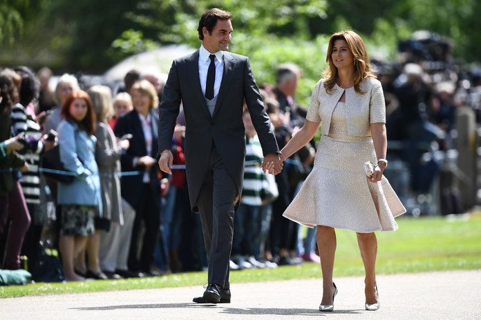 알았다 Federer with wife Mirka 