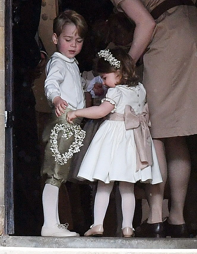 왕자 George and Princess Charlotte 