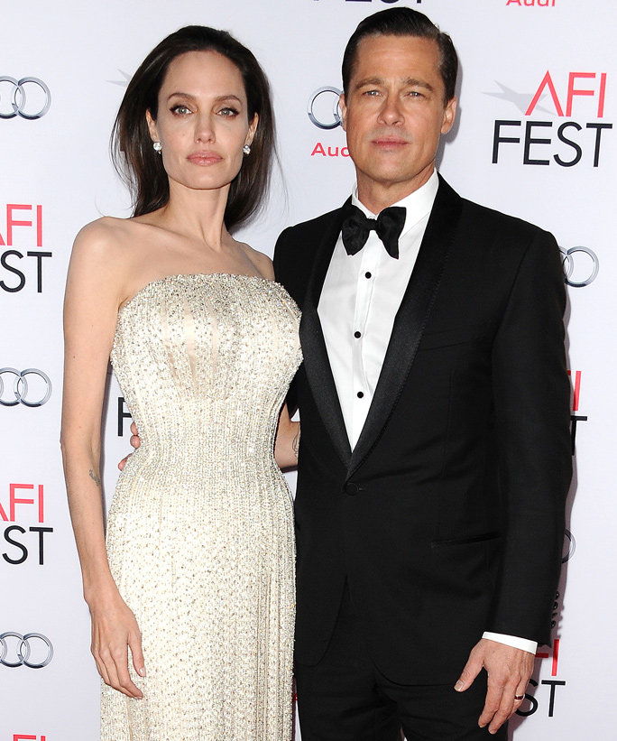 アンジェリーナ Jolie and Brad Pitt 