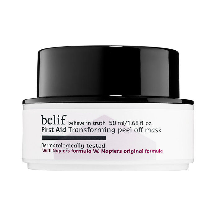 ל Exfoliating: Belif First Aid Transforming Peel-Off Mask 