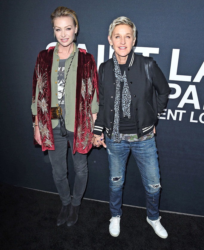 エレン DeGeneres and Portia De Rossi 